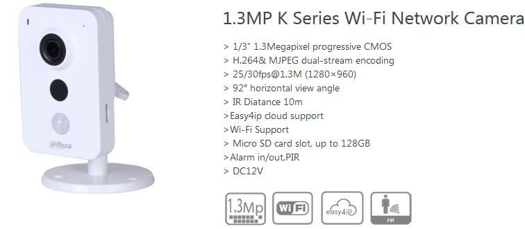 a IPC-K15 wifi network camera Dahua IPC-K15 wifi network camera